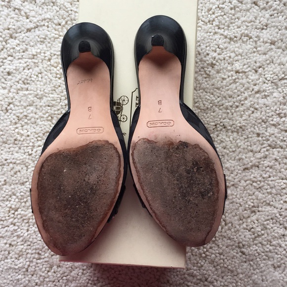 Coach Isla Slides.  Size 7 - Picture 4 of 8